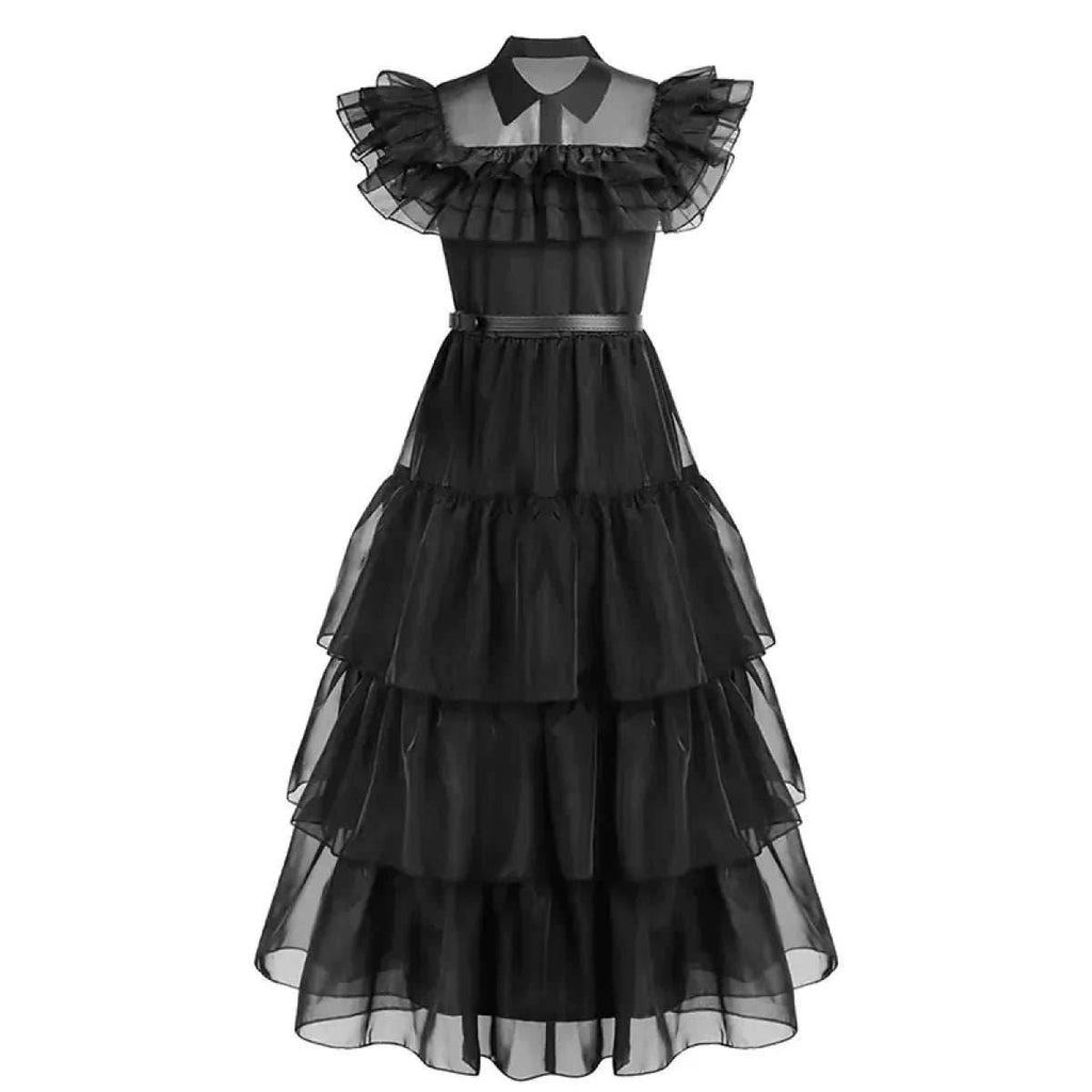 Wednesday Addams Cosplay Dress - style A / M