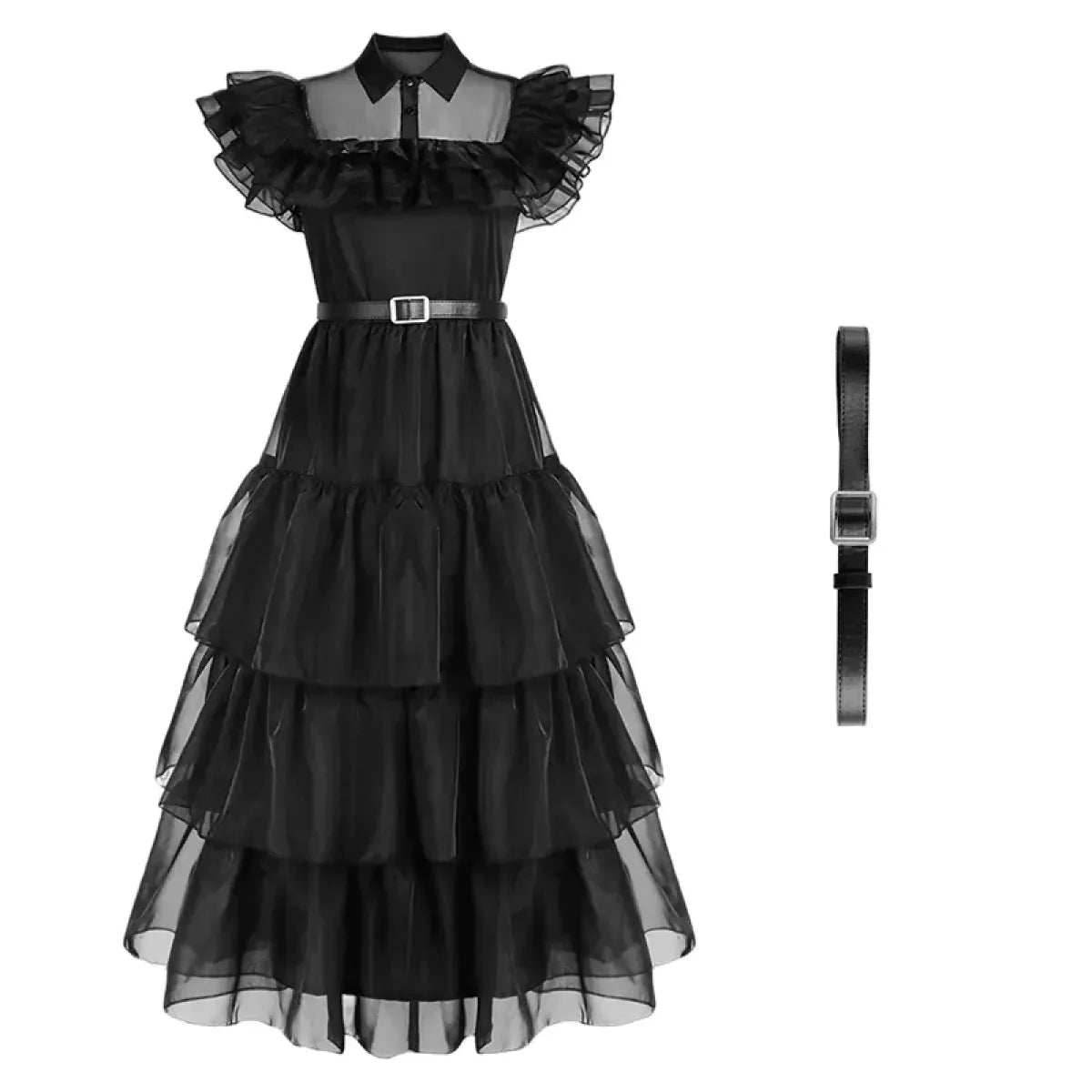 Wednesday Addams Cosplay Dress - style A / M