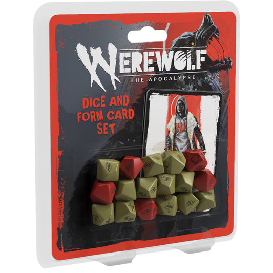 Werewolf The Apocalypse : jeu de cartes dés et forme