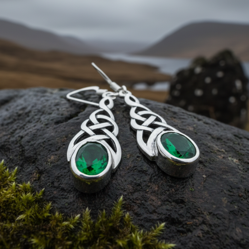 Ciara Celtic Knot Earrings