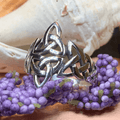 Double Trinity Knot Ring - 8