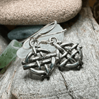 Shield Knot Earrings - 