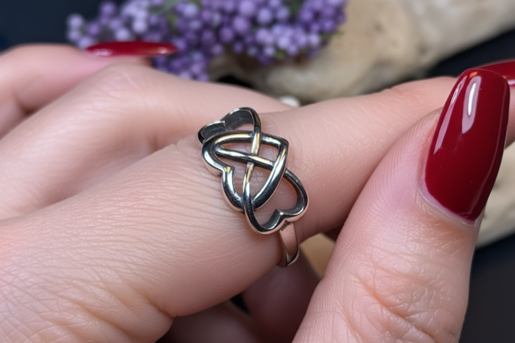 Milis Celtic Heart Ring