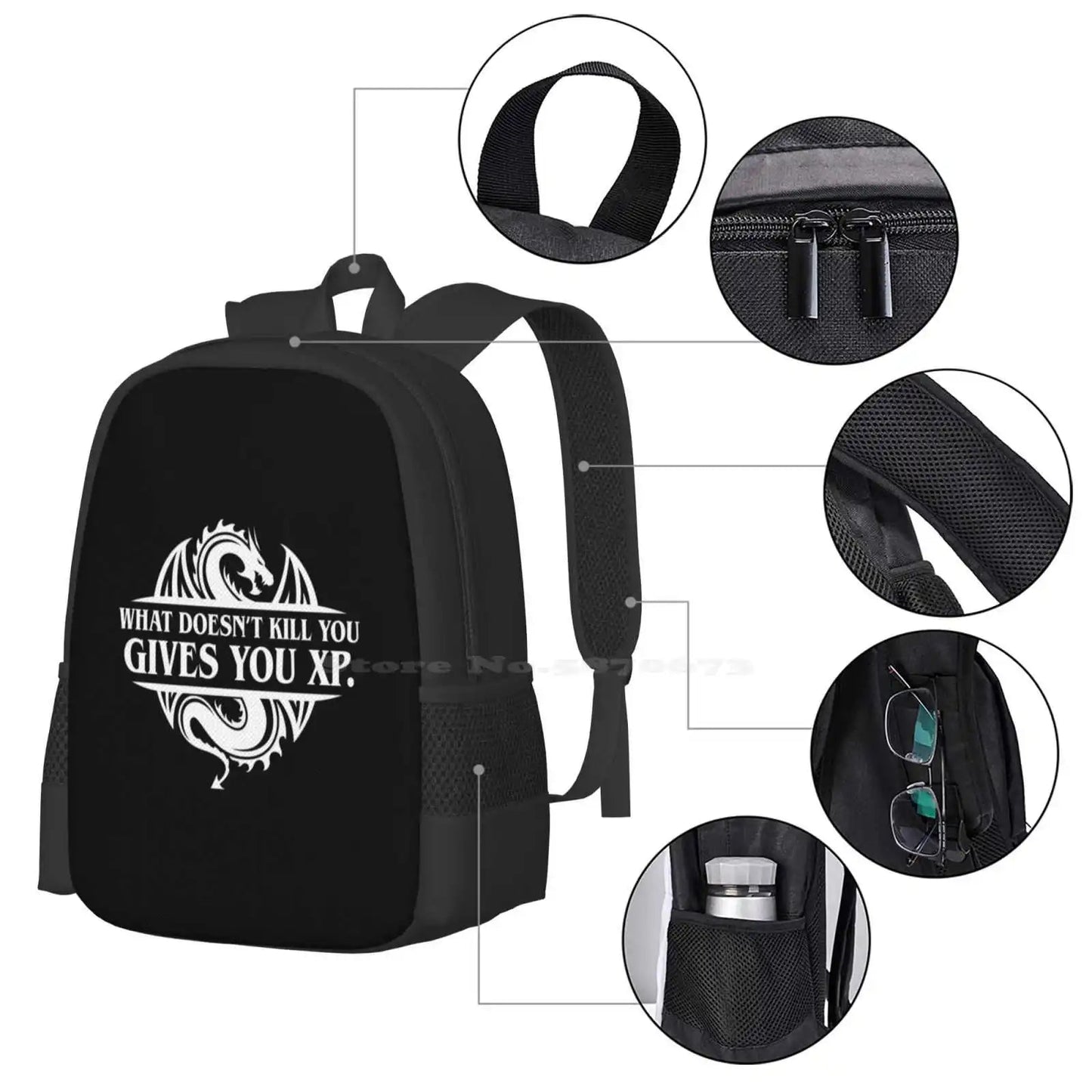 What Doesn't Kill You Give You Xp Backpack