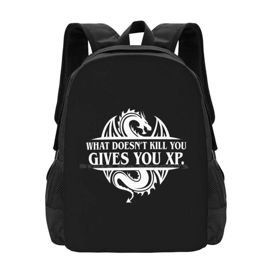 What Doesn't Kill You Give You Xp Backpack