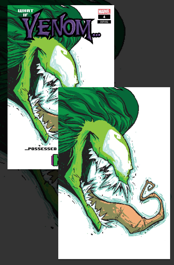 WHAT IF VENOM #4 | Matthew Waite Skottie Young Homage Variant