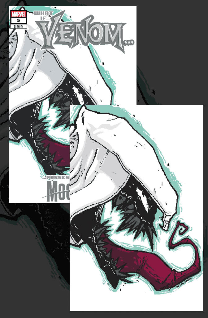 WHAT IF VENOM #5 | Matthew Waite Skottie Young Homage Variant - Trade & Virgin Set