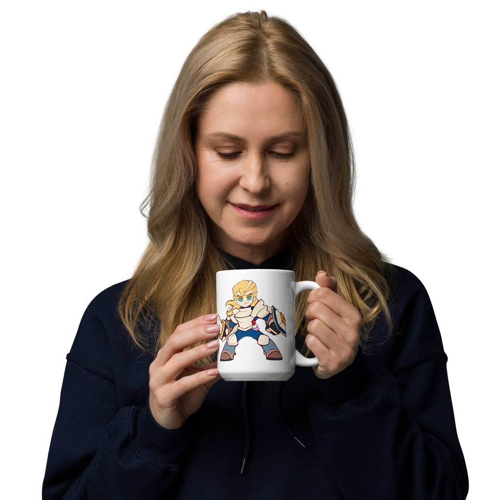 Skyland Arts Intrepid Fighter white glossy 15 oz mug - 