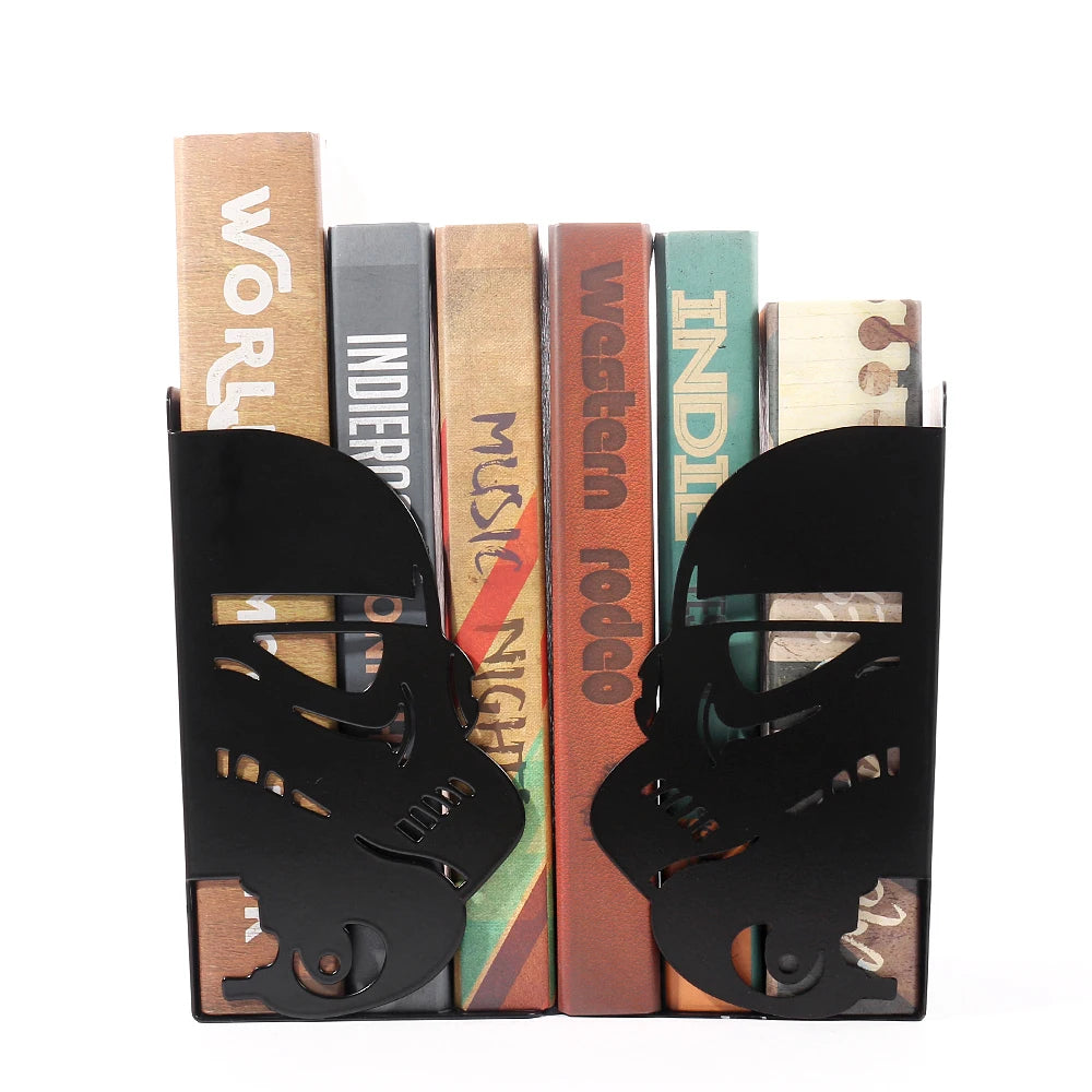 White Troopers Book Ends Organizer Book Iron Bookends Heavy Book Stand Shelf Book rack Stand Iron Home Desk Stationery