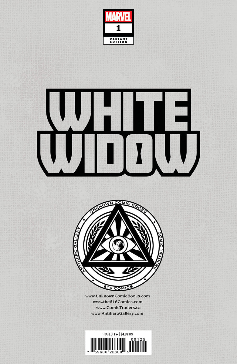 White Widow #1 Unknown Comics Miguel Mercado Exclusive Var (11/01/2023) (12/27/2023)