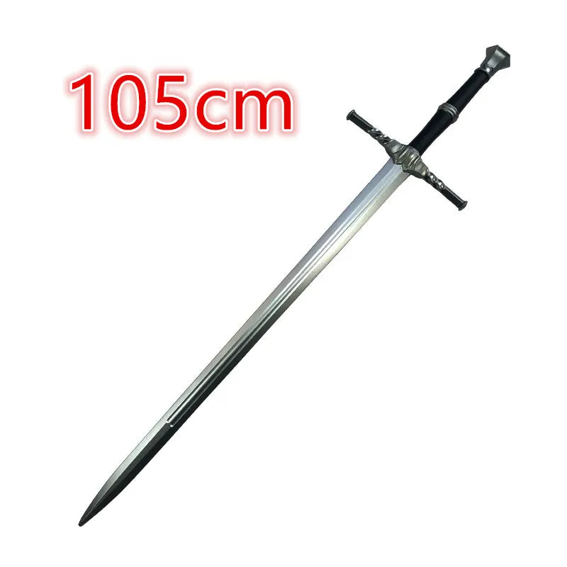 White Wolf Prop Role Play Gift Safety PU Wizard Eredin Alice Jewel Sword