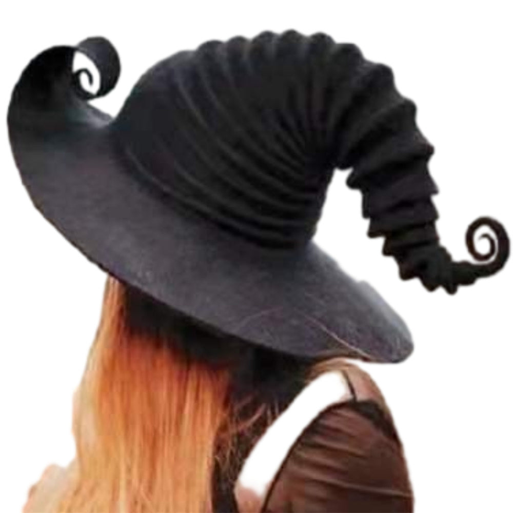 Wicked Witch Hat for Women Halloween Party Masquerade Cosplay Costume Accessory