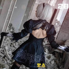 NieR: Automata 9S & 2B Cosplay Costume with Wig and Accessories - 9S Wig Only / S