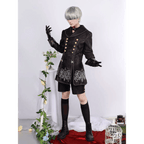 NieR: Automata 9S & 2B Cosplay Costume with Wig and Accessories - 9S Wig Only / S