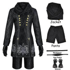 NieR: Automata 9S & 2B Cosplay Costume with Wig and Accessories - 9S Costume / S