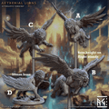 Wild Aetheral Lions (Lion Griffins) - A