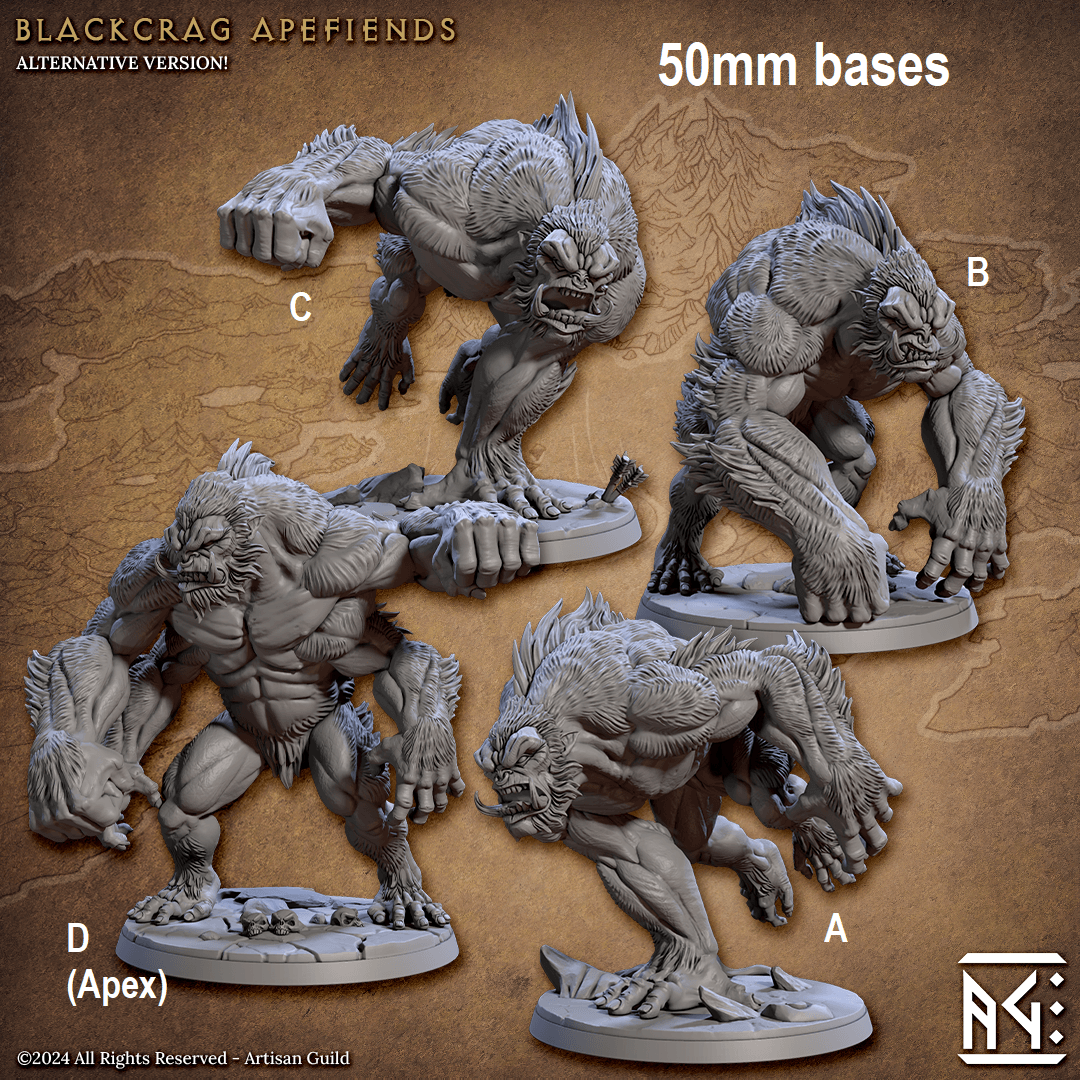 Wild Blackcrag Apefiends - A