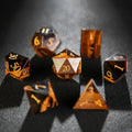 Wild natural tiger eye stone DND dice set