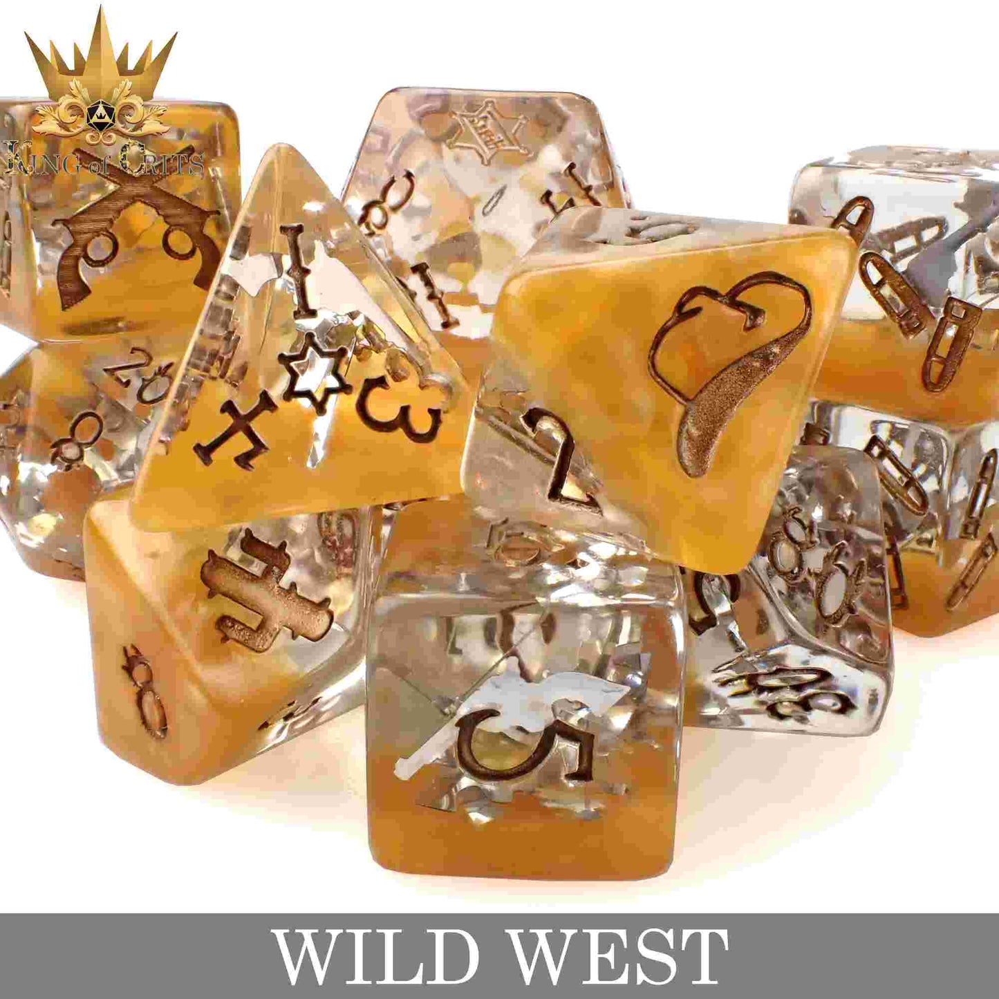 Wild West 11 Dice Set