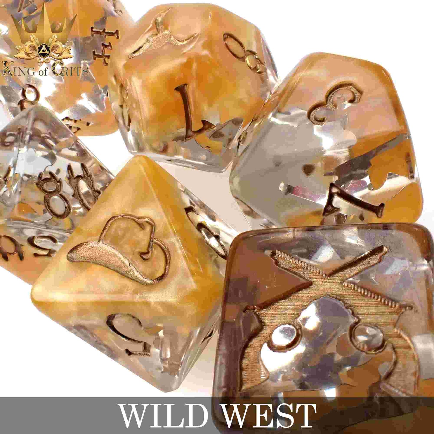 Wild West 11 Dice Set