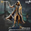 William Jones, Revenant of the Damned Galleon (Male Undead Pirate) - 32mm Scale
