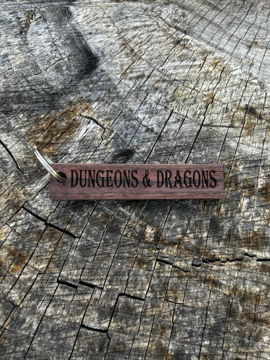 DND Character-Class Keychain - Dungeons & Dragons (Nat Twenty!)