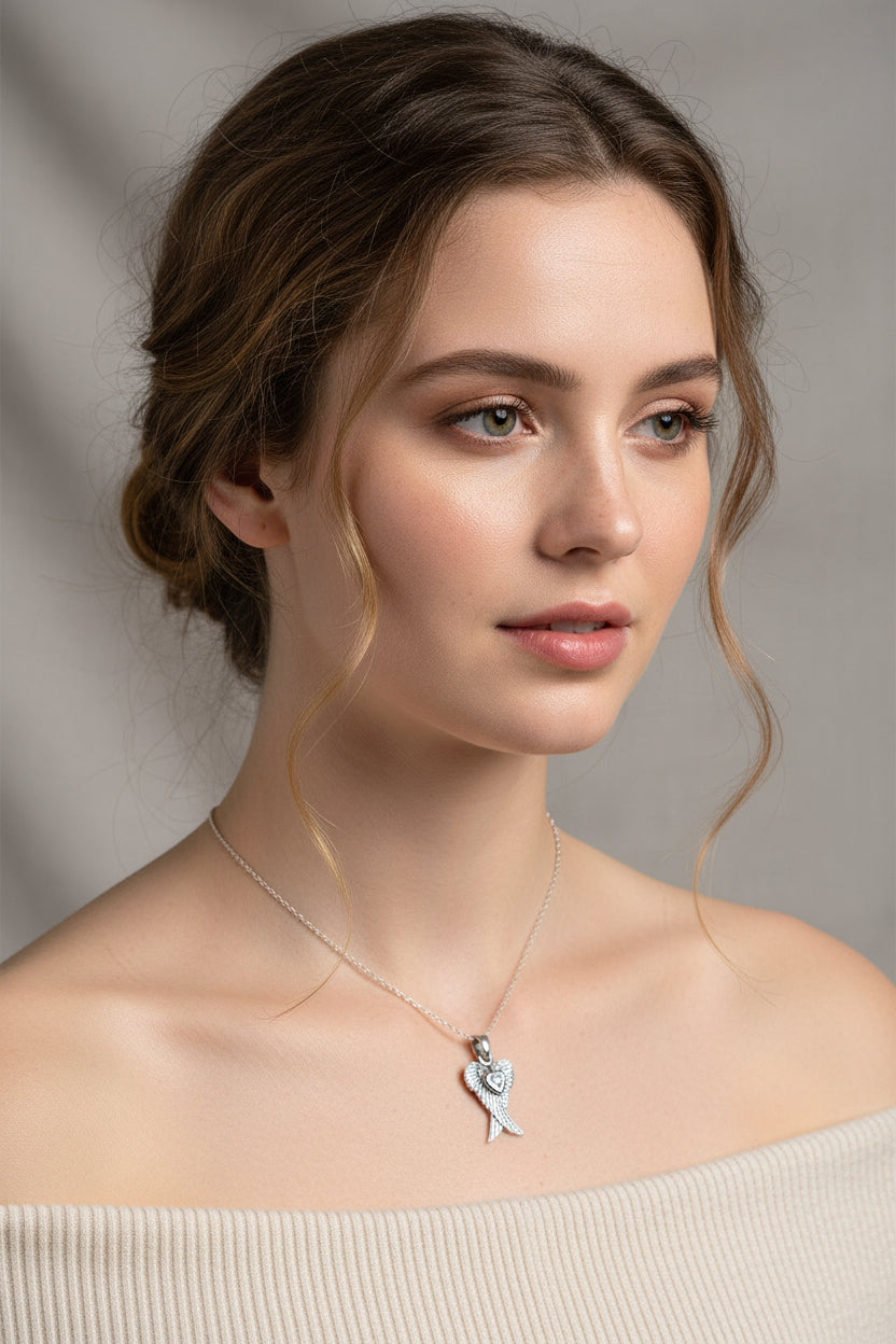 Angel Wings Love Necklace