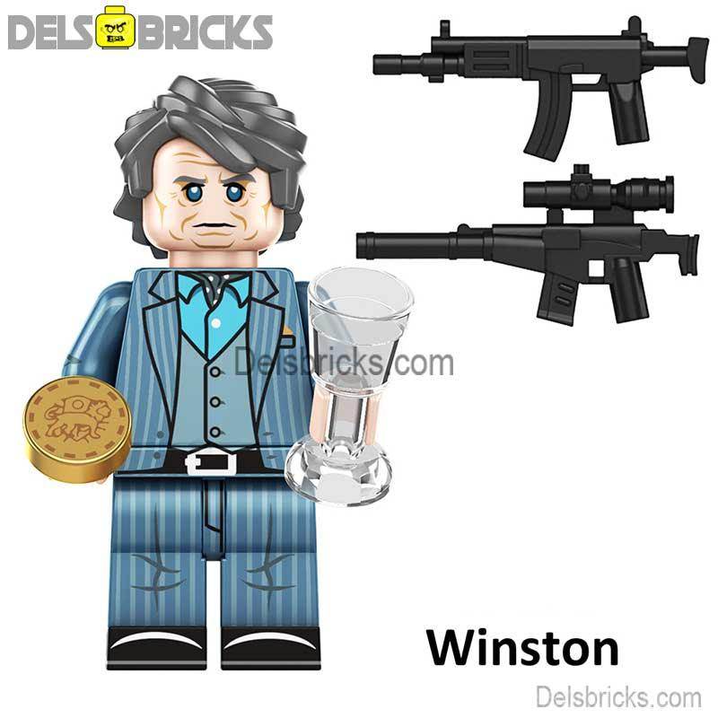 Winston John Wick Movie Characters Minifigures - 