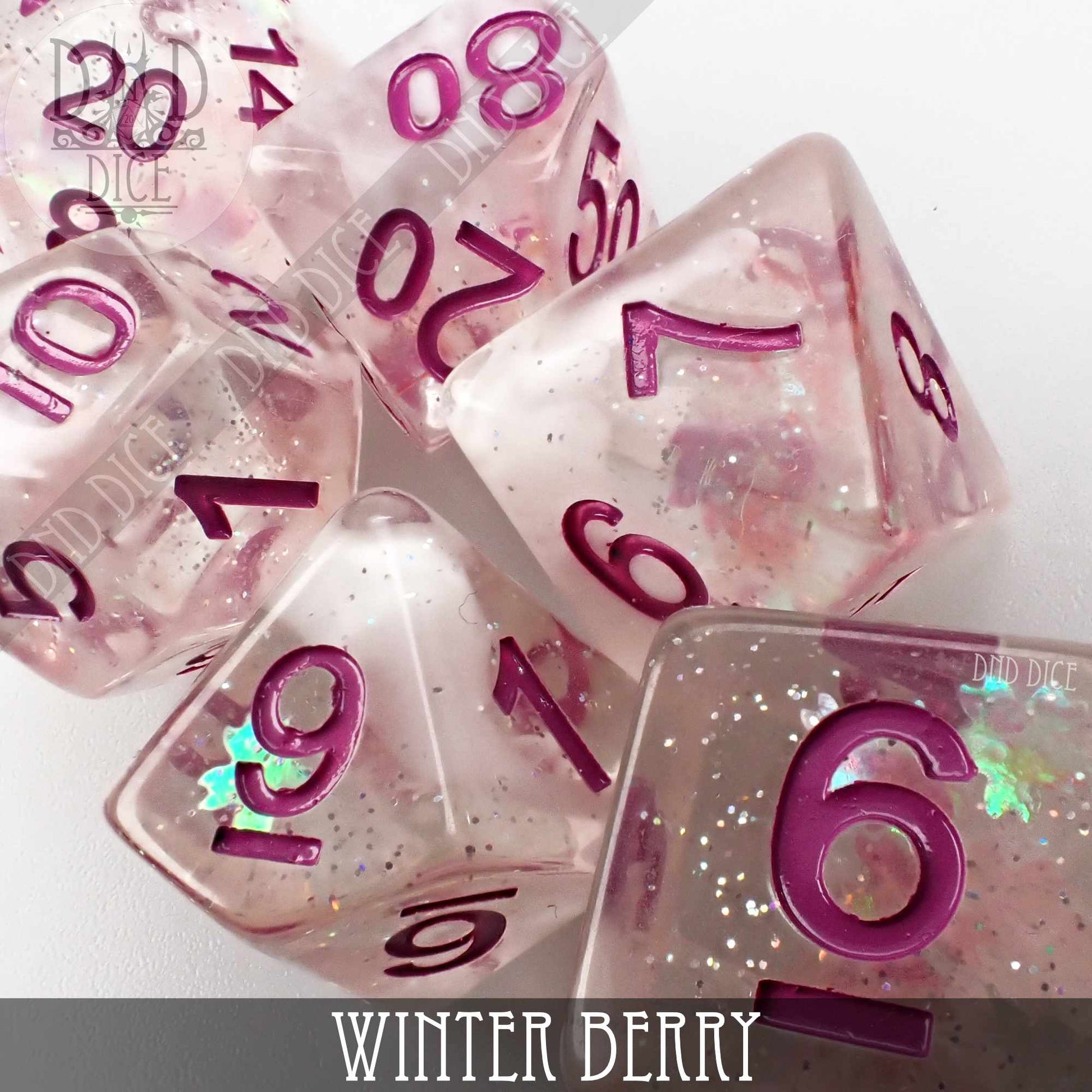 Winter Berry Dice Set