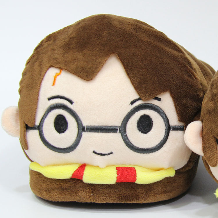 Winter Cartoon Harry Potter Animation Home Couple Warmth Thickening Month Shoes Indoor Mom Breathable Cotton Slippers