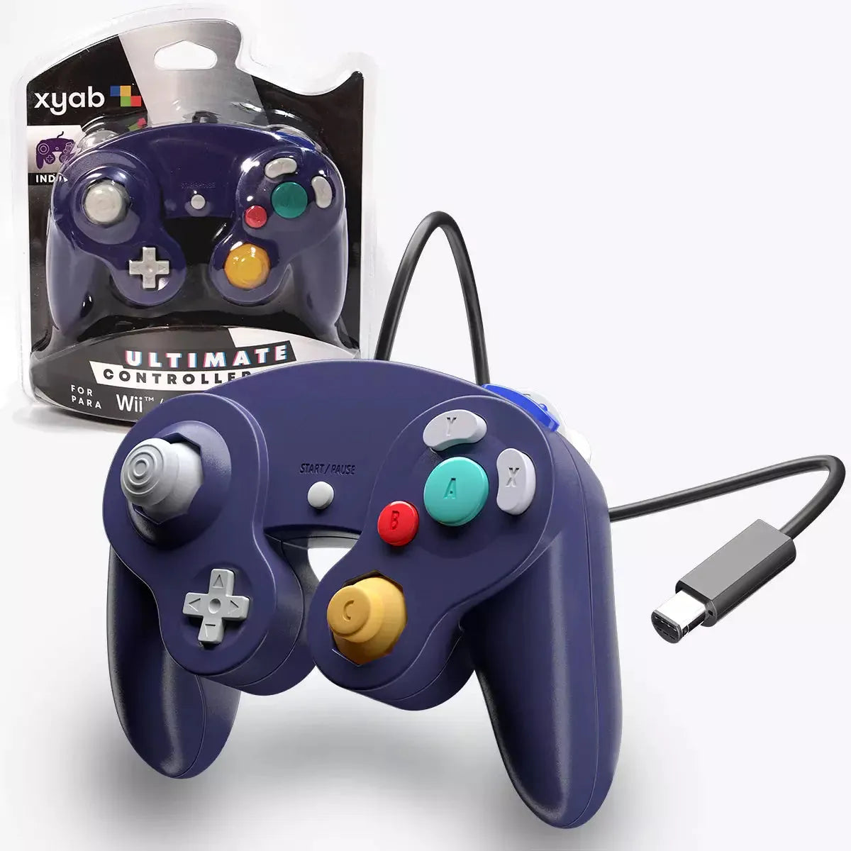 Wired Controller - Compatible With CameCube® / Wii® / Wii U® / Switch® (XYAB)