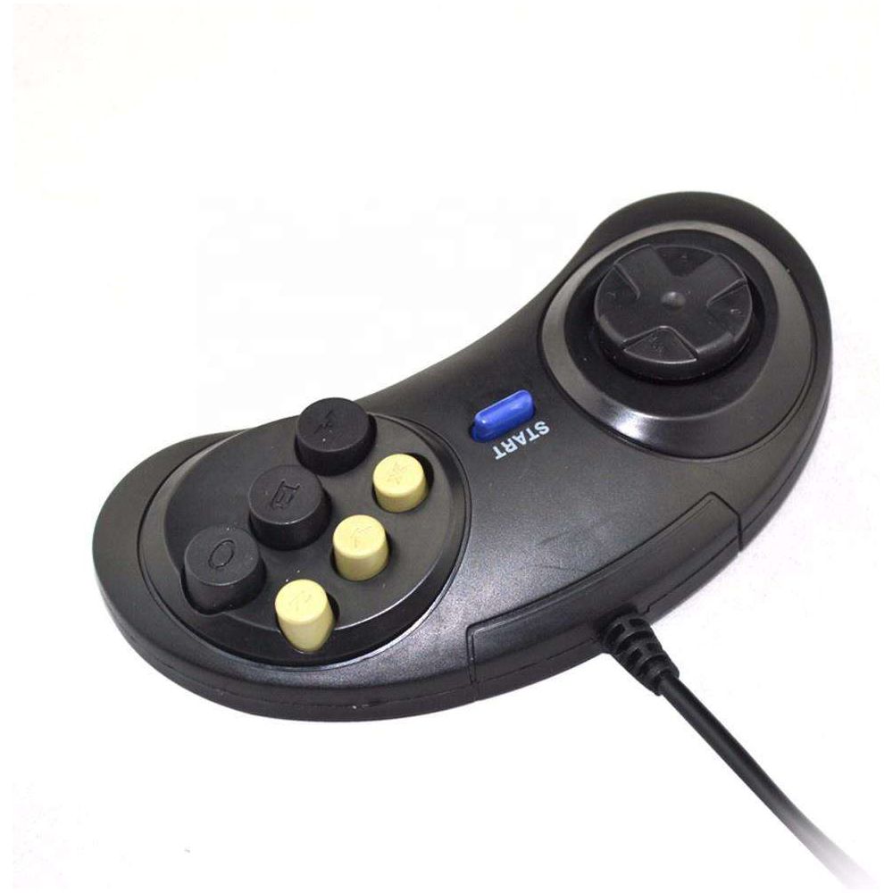 Wired Controller Compatible With Sega Genesis (XYAB)