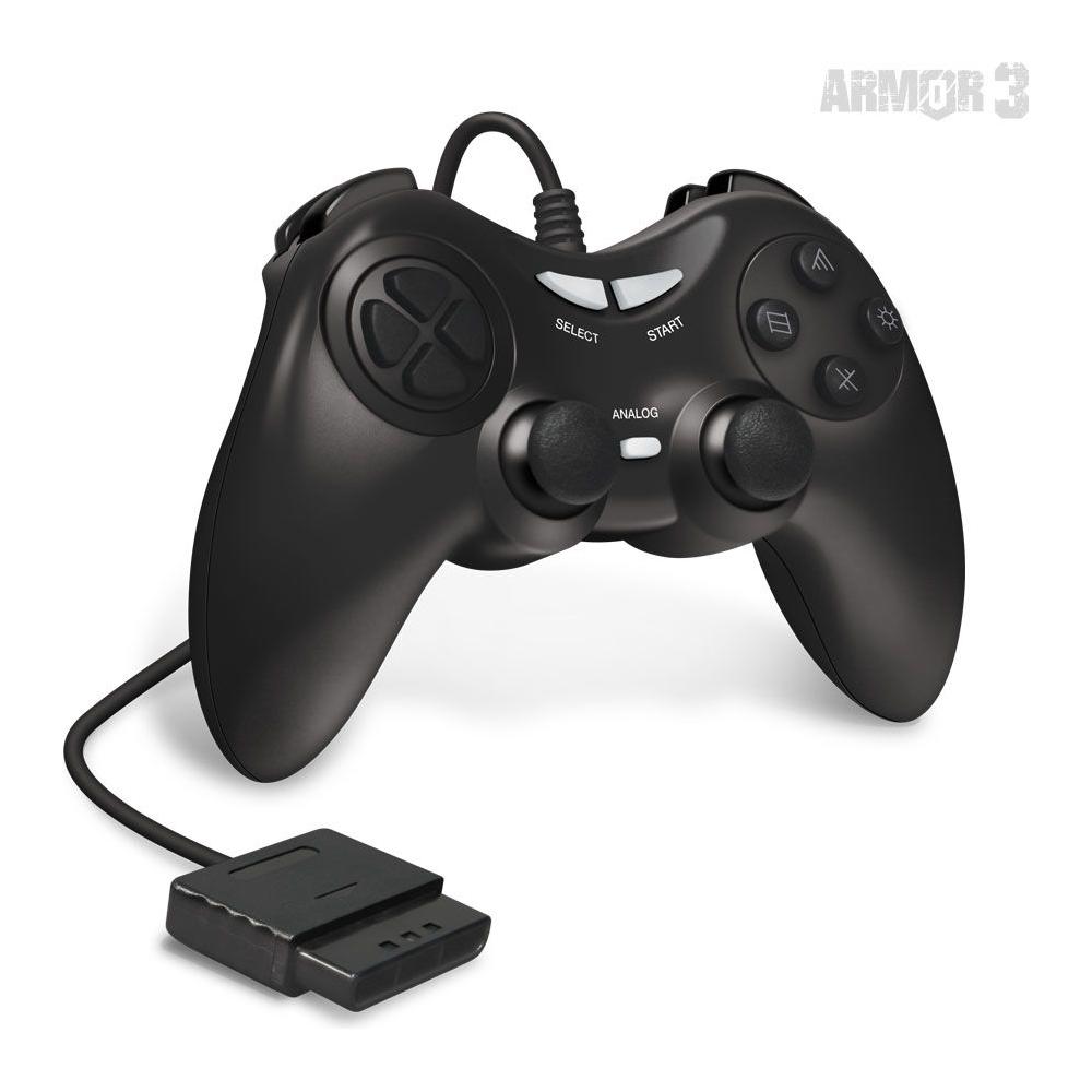 Wired Game Controller Compatible With PlayStation & PS2 (Armor 3)