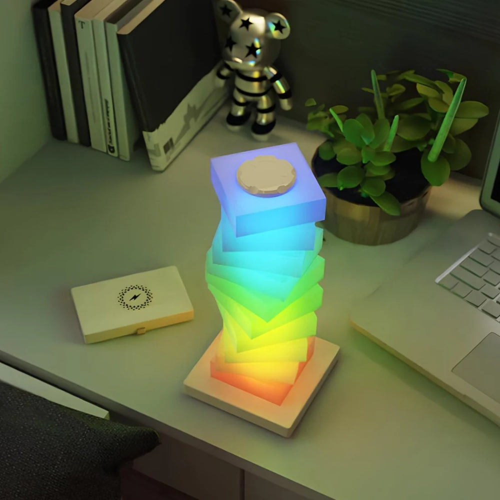 Wireless Charging Desk Lamp RGB Light With Color Changing