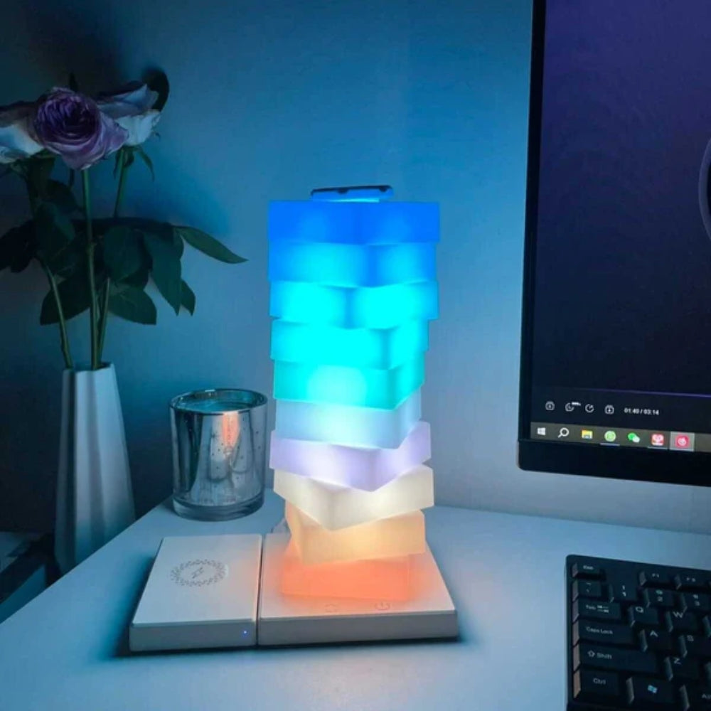 Wireless Charging Desk Lamp RGB Light With Color Changing