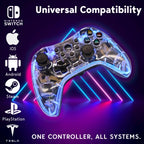 7-in-1 Multi-Platform Wireless Game Controller Set - LED RGB Breathing Lights