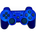 Wireless SixAxis Dual Shock 3 Official-Controller - PlayStation 3 - Blue - Refurbished