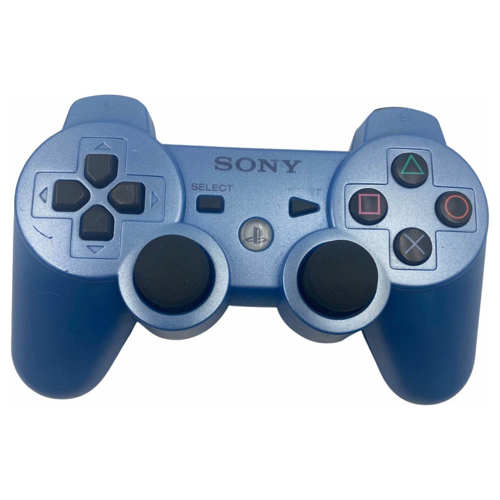Wireless SixAxis Dual Shock 3 Official-Controller - PlayStation 3 - Light Blue - Refurbished