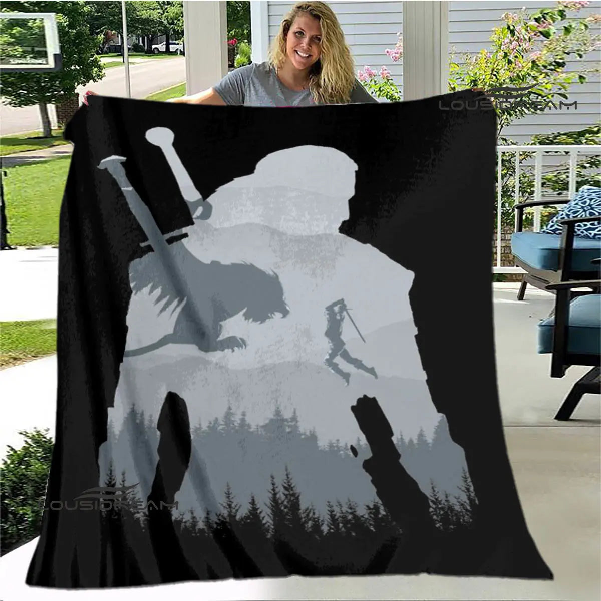 Witcher Printed blanket throw