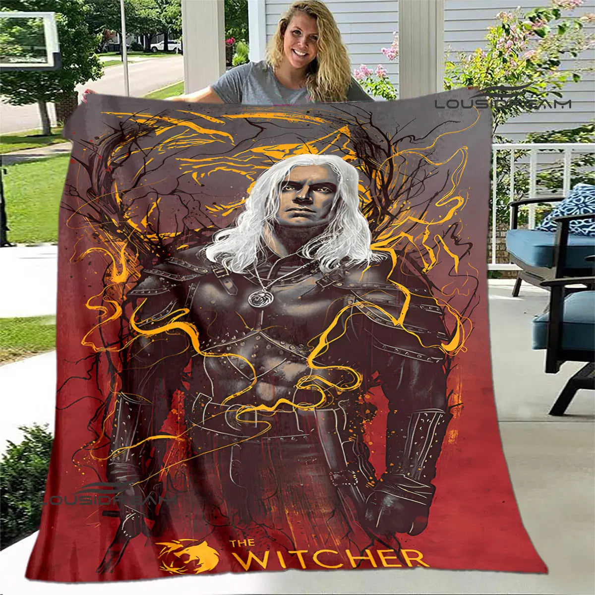 Witcher Printed blanket throw