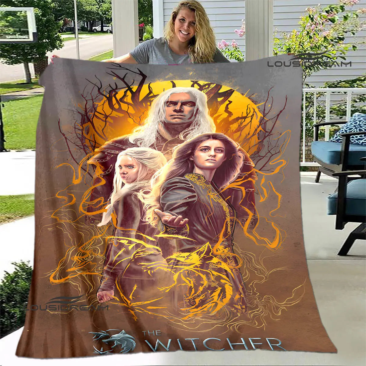 Witcher Printed blanket throw