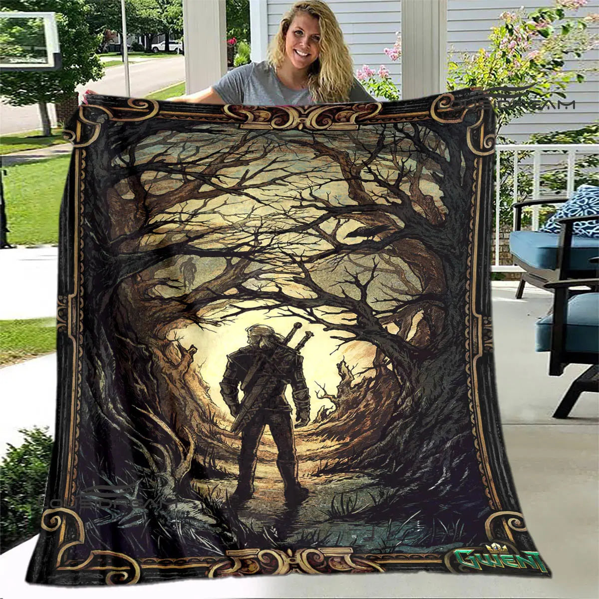 Witcher Printed blanket throw