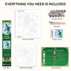 Glinda & Elphaba - Paint By Numbers Kit