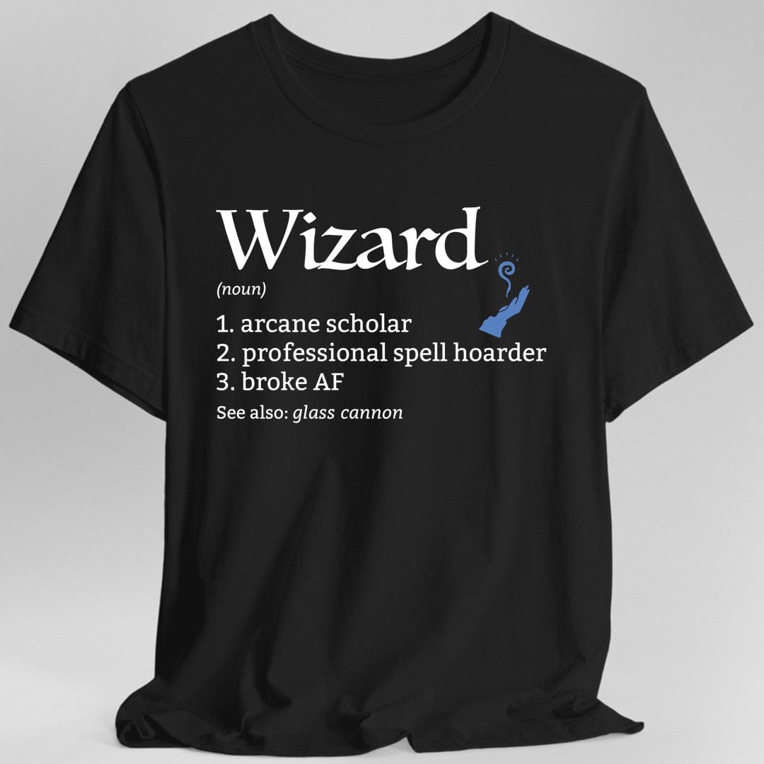 Wizard Class Definition T-Shirt – Funny DnD Definition Tee