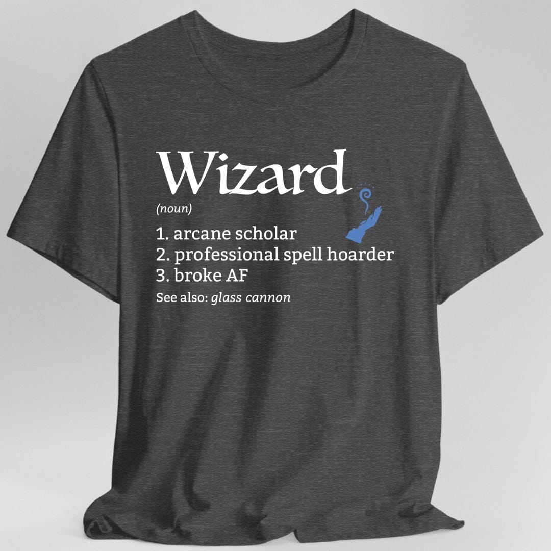 Wizard Class Definition T-Shirt – Funny DnD Definition Tee