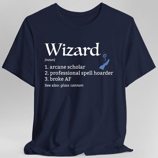 Wizard Class Definition T-Shirt – Funny DnD Definition Tee