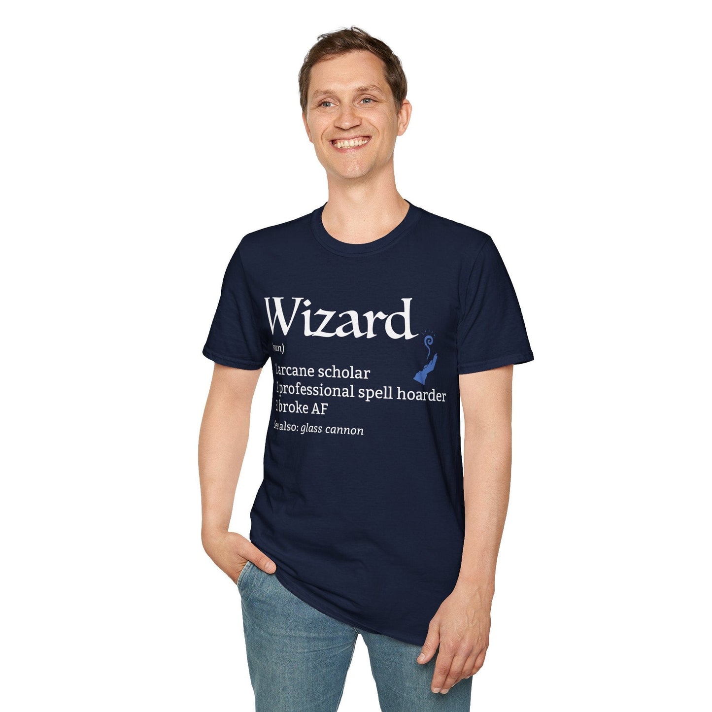 Wizard Class Definition T-Shirt – Funny DnD Definition Tee