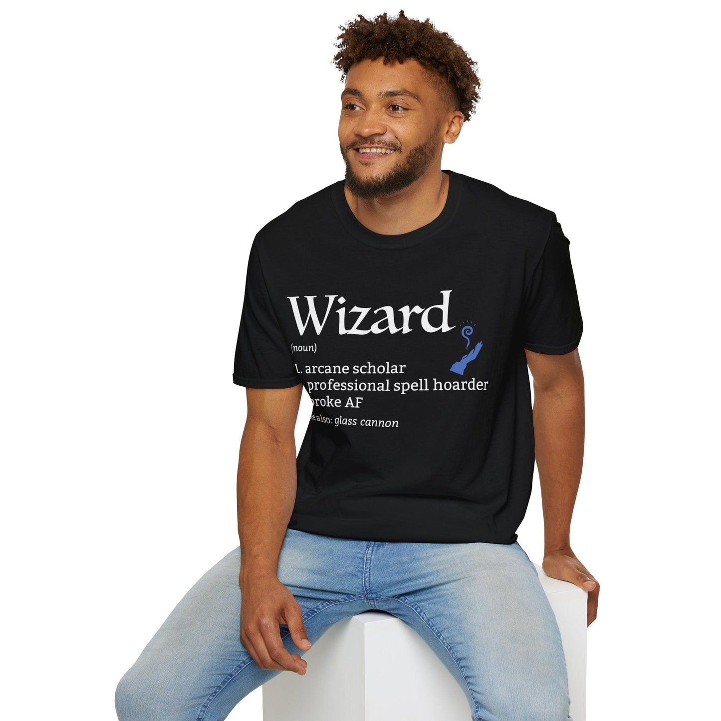 Wizard Class Definition T-Shirt – Funny DnD Definition Tee