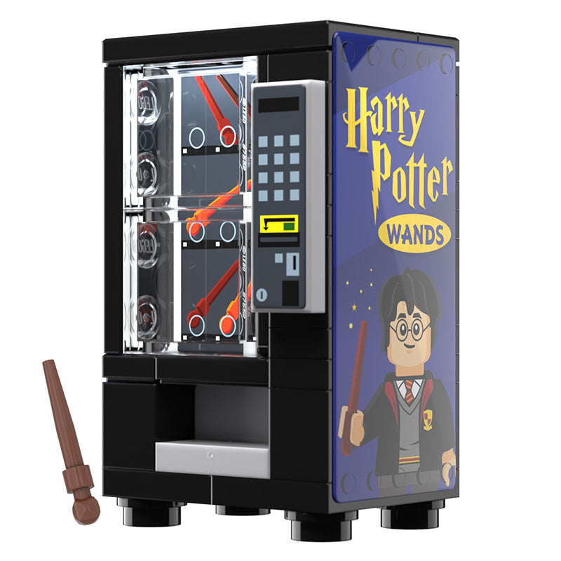 Wizard Wands Vending Machine Building Set made using LEGO parts