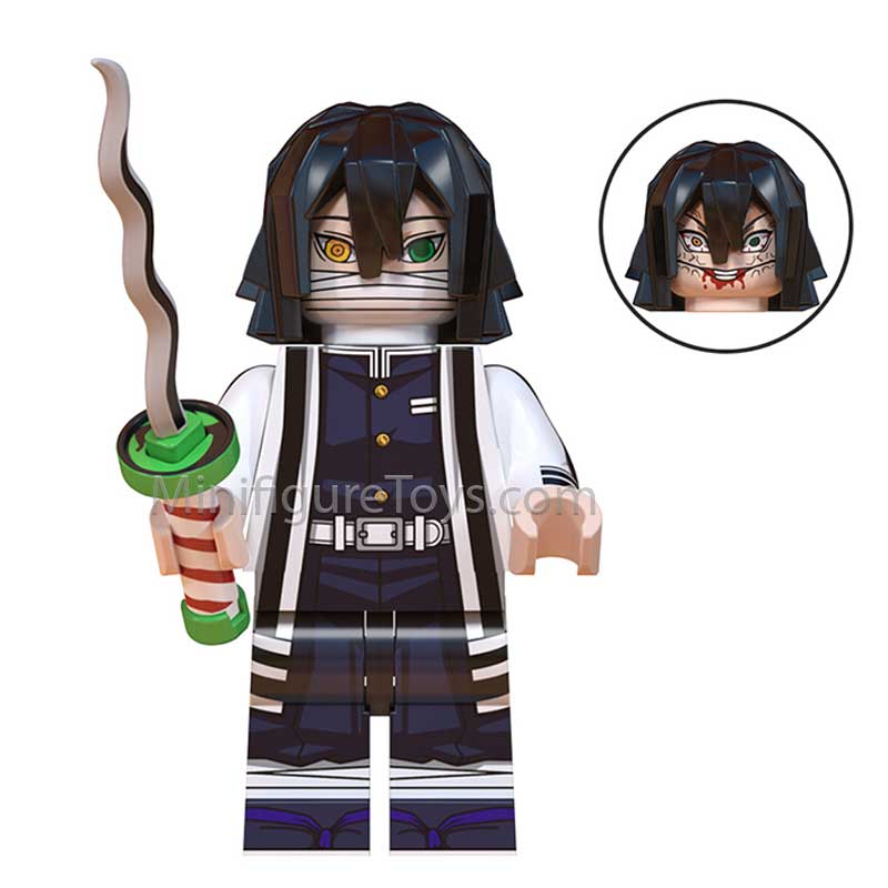 Iguro Obanai Demon Slayer LEGO Compatible Minifigure